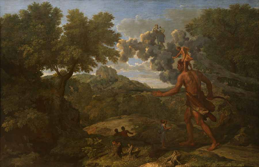 Landscape with Orion or Blind Orion Searching for the Rising Sun